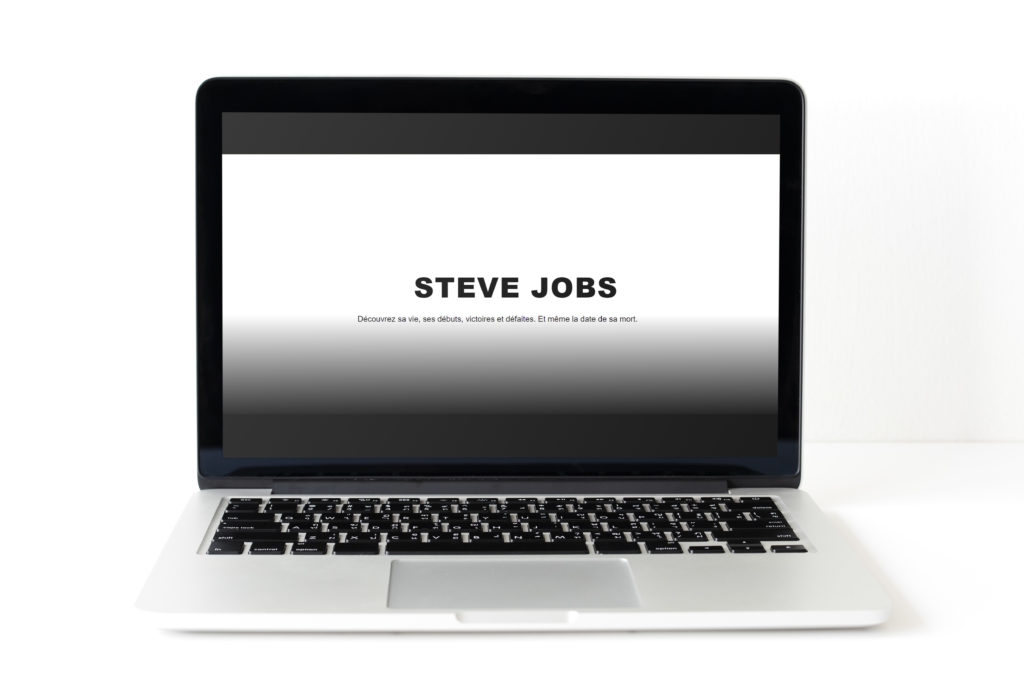 Laptop digital device screen mockup